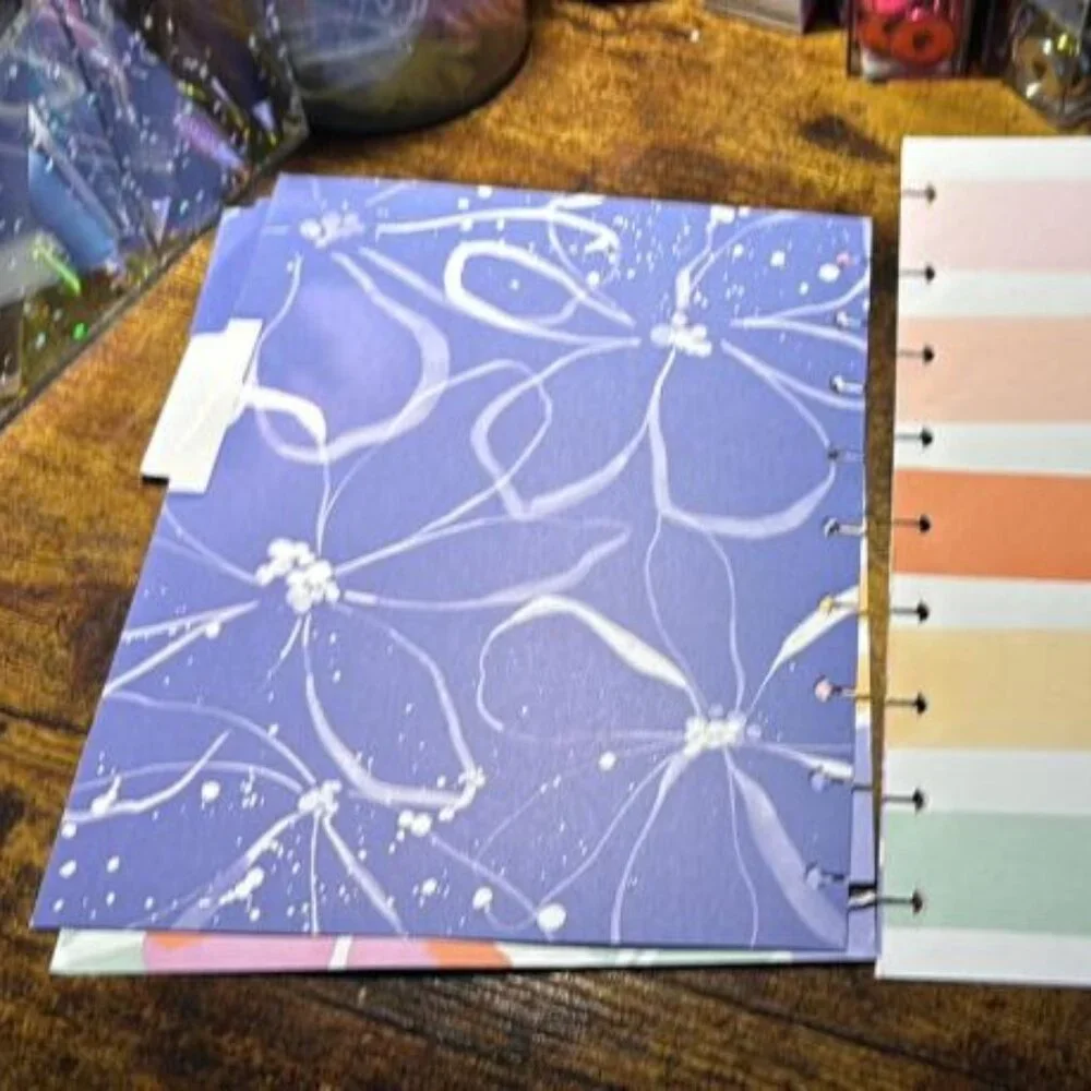Happy Planner Classic tab dividers, discs & guided journal - see pics